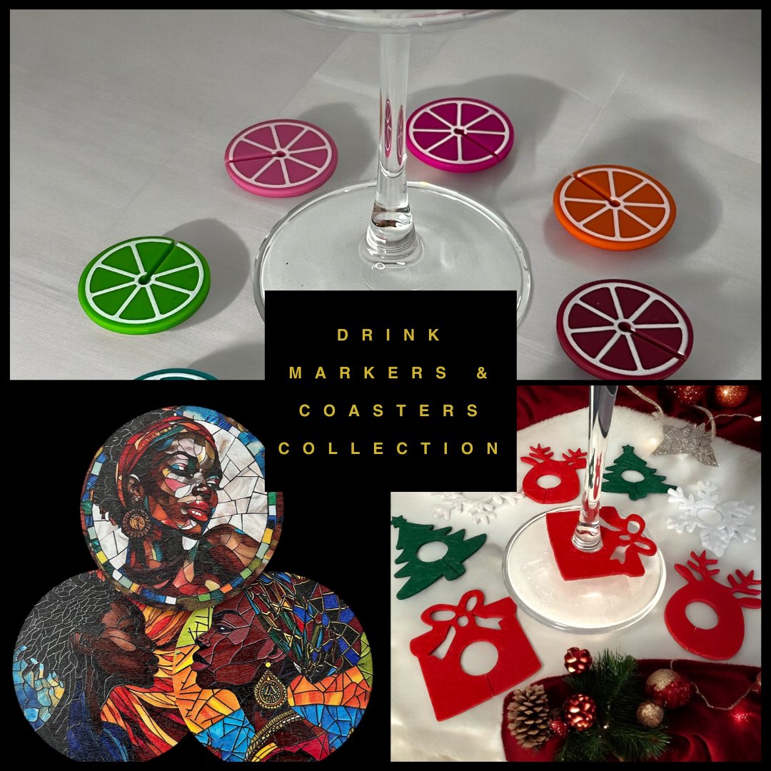 Drink Decor and Coasters Collection