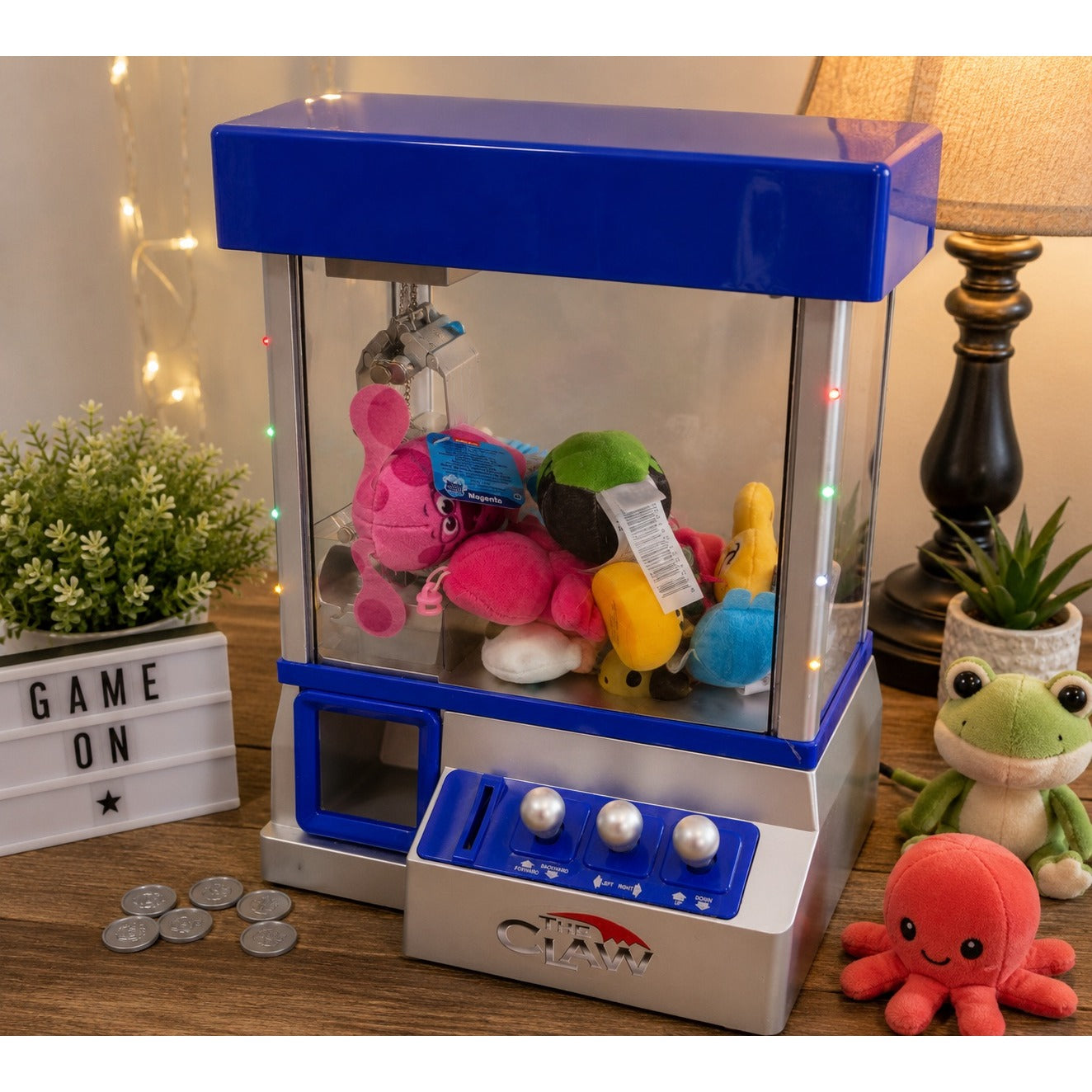 Etna The Claw Electronic Mini Arcade Claw Machine Plush Prize Grabber Working Toy