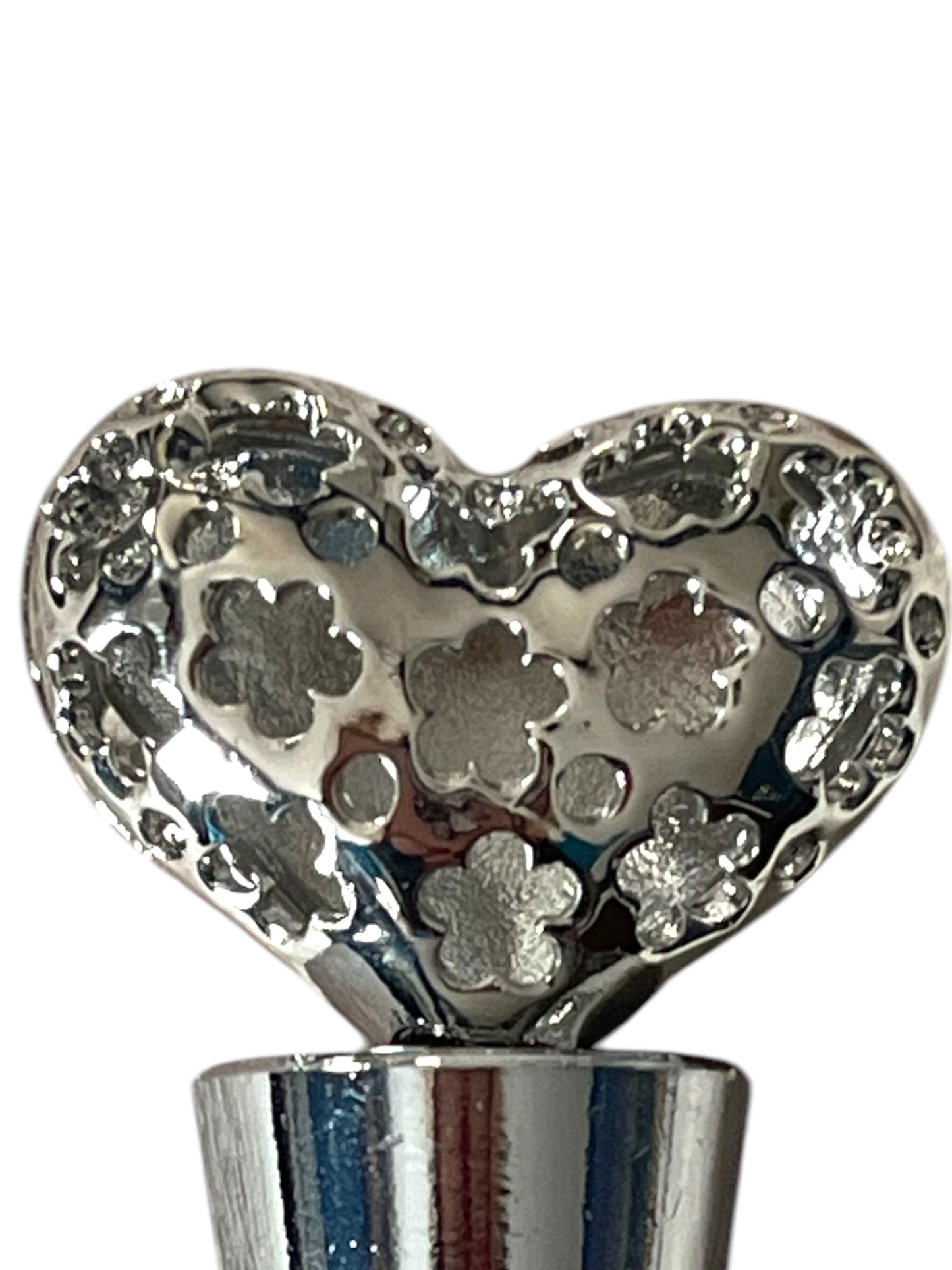 Rhinestone Red Heart Wine Stopper: Perfect for Mother's Day and Valentine's Day