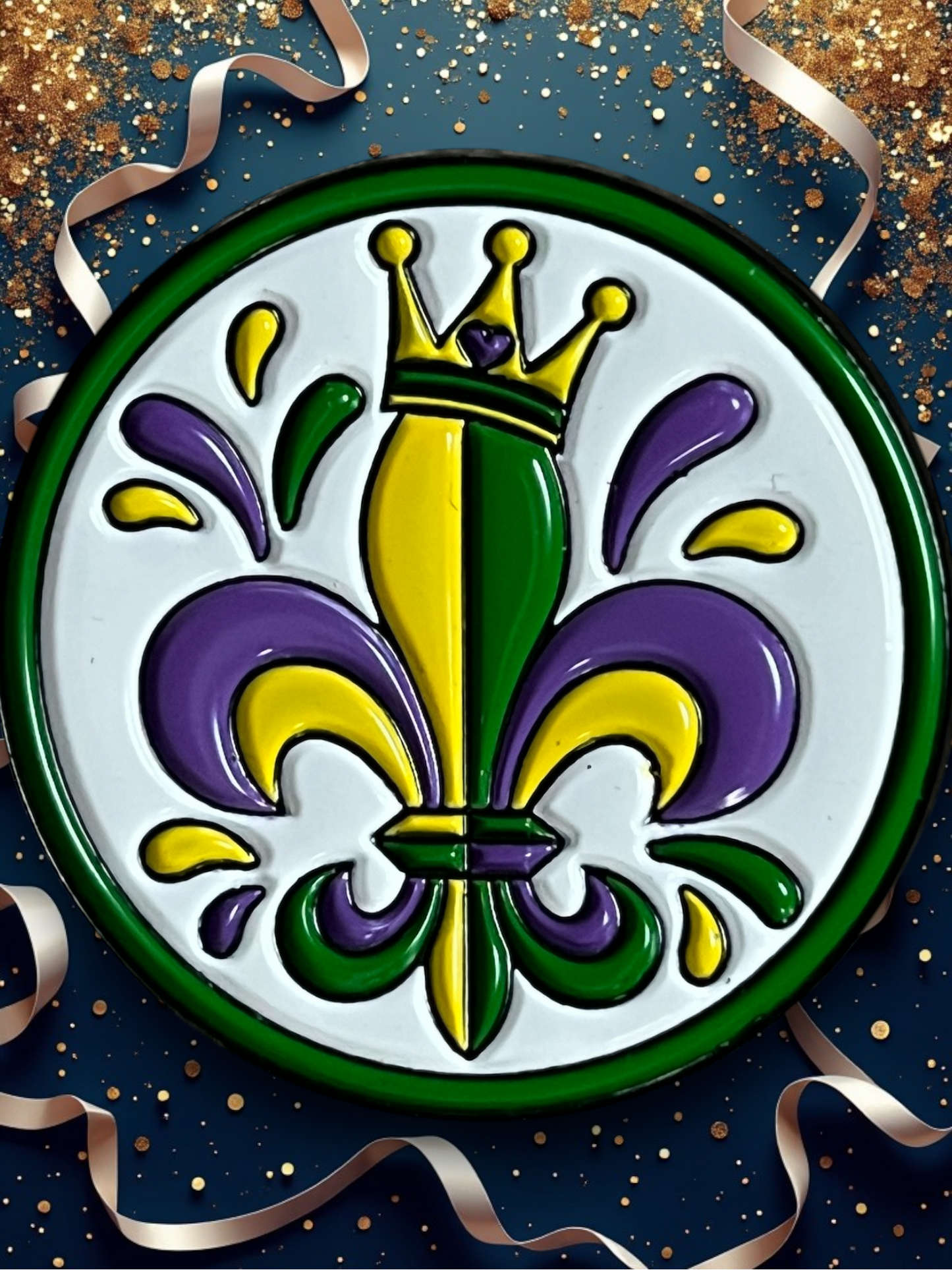 Mardi Gras Carnival Enamel Pin Set (4-Pack) – Versatile Seasonal Wear with Fleur-de-lis & Mask Designs, Perfect for Celebrations