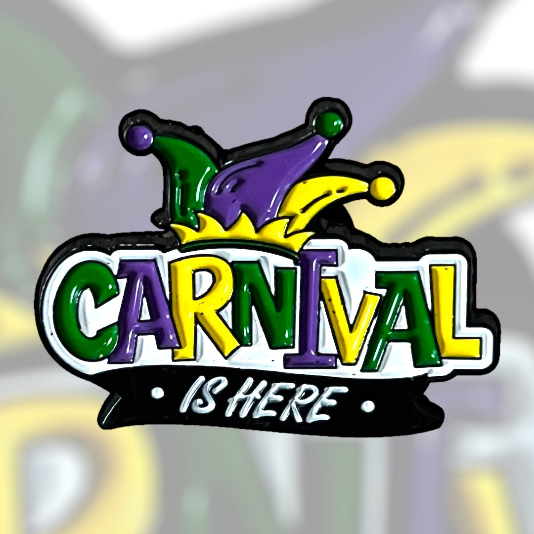 Mardi Gras Carnival Enamel Pin Set (4-Pack) – Versatile Seasonal Wear with Fleur-de-lis & Mask Designs, Perfect for Celebrations