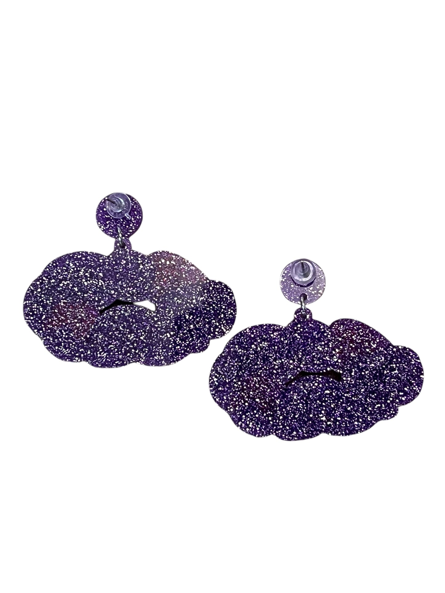 Mardi Gras Festive King Cake Acrylic Earrings