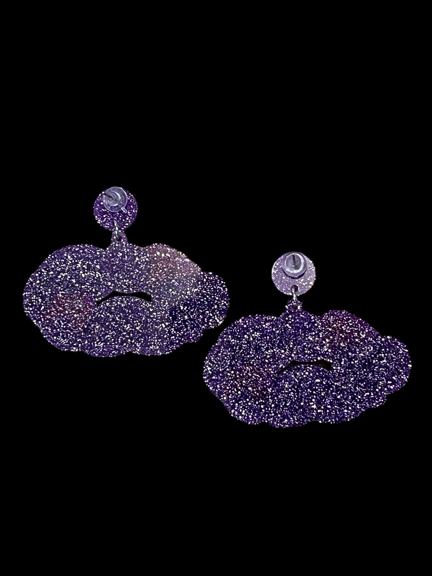 Mardi Gras Festive King Cake Acrylic Earrings