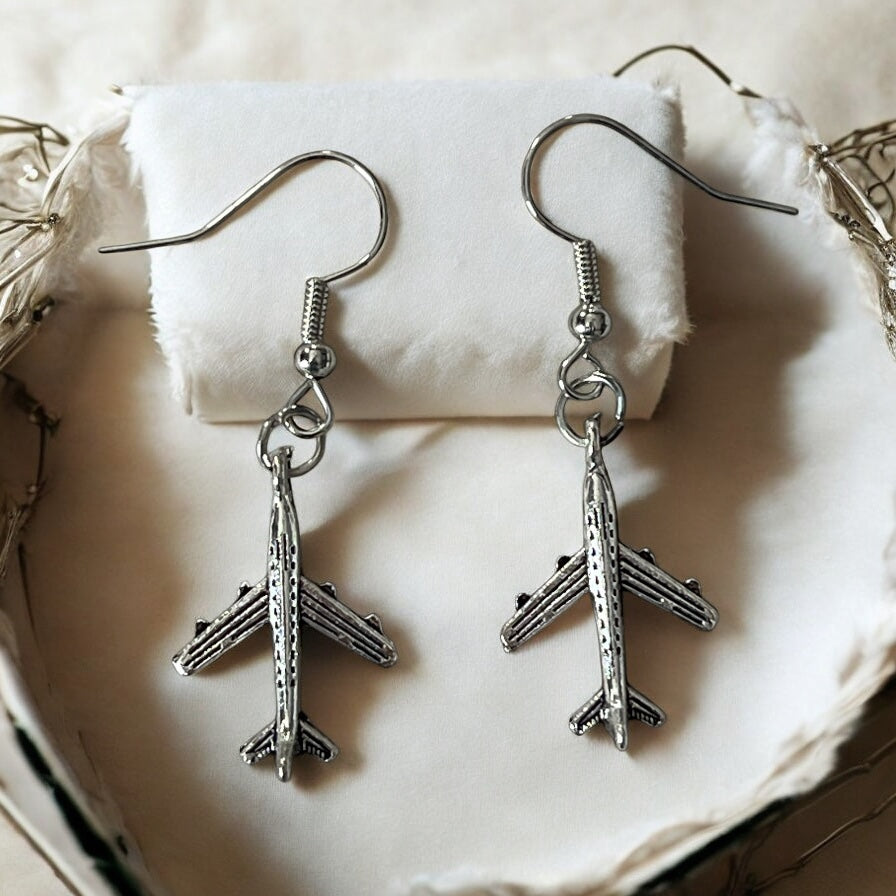 Airliner Airplane Earrings - Perfect Gift for Travelers & Airline Professionals