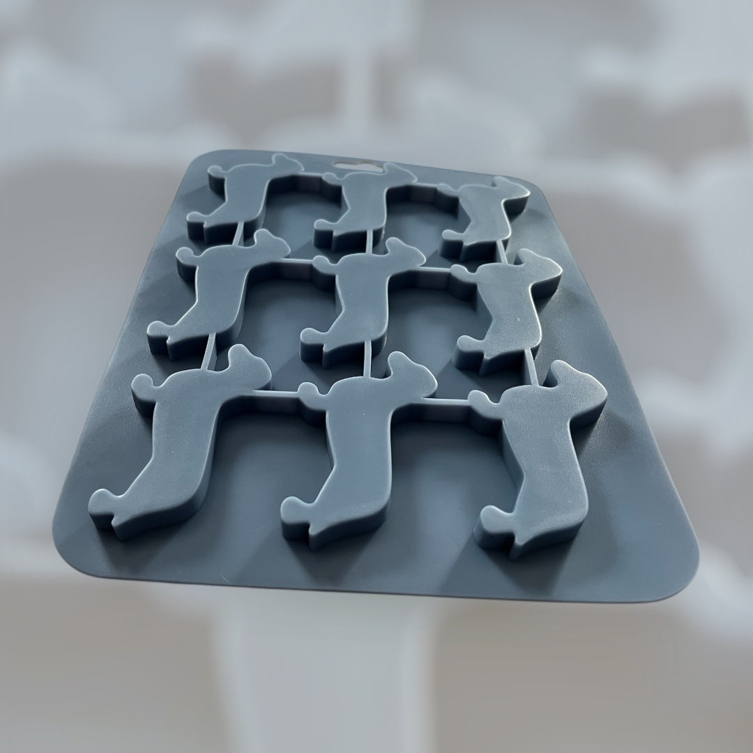 Versatile Dachshund-Shaped Silicone Mold - Ice, Candy, Chocolates, and More!