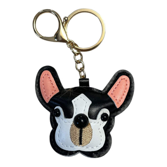 French Bulldog Keychain – Cute Leather Dog Charm