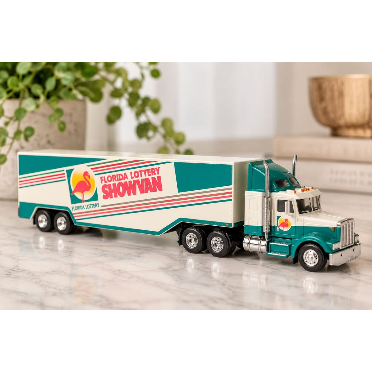 Vintage 1994 Racing Champions Florida Lottery Showvan 1:87 Diecast Truck NIB