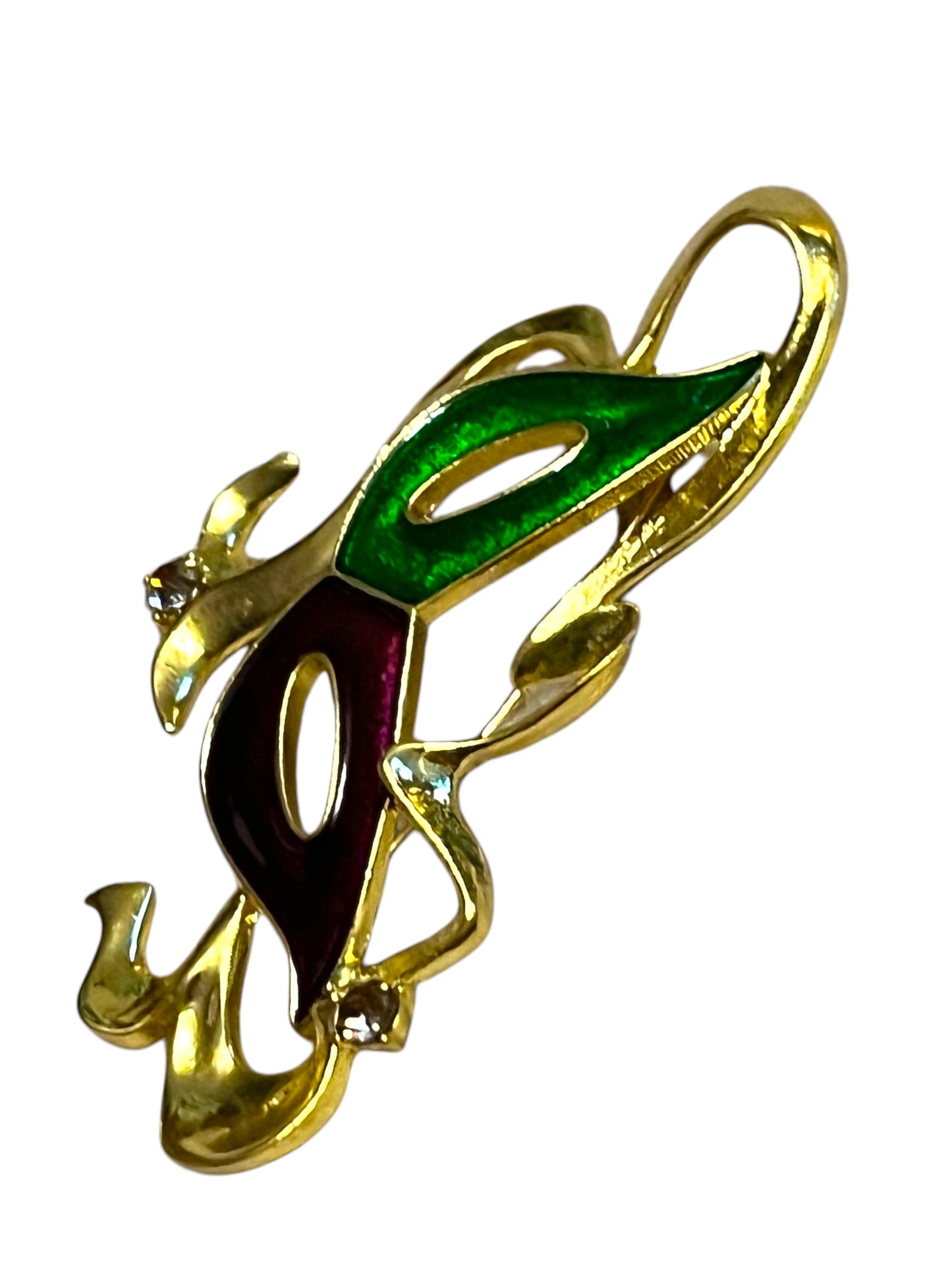 Elegant Vintage Inspired Mardi Gras Mask Brooch Pin