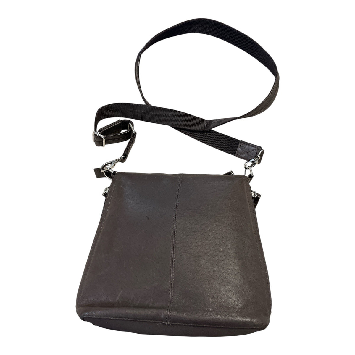 Gun Tote’n Mamas Brown Leather Concealed Carry Crossbody Purse GTM 10"