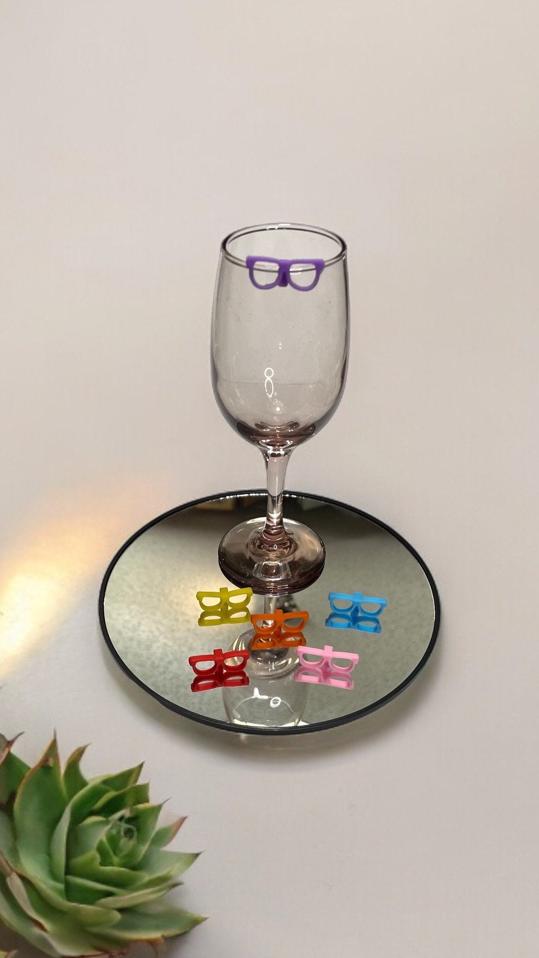 Get the Party Started with Colorful Sunglasses Silicone Drink Glass Markers