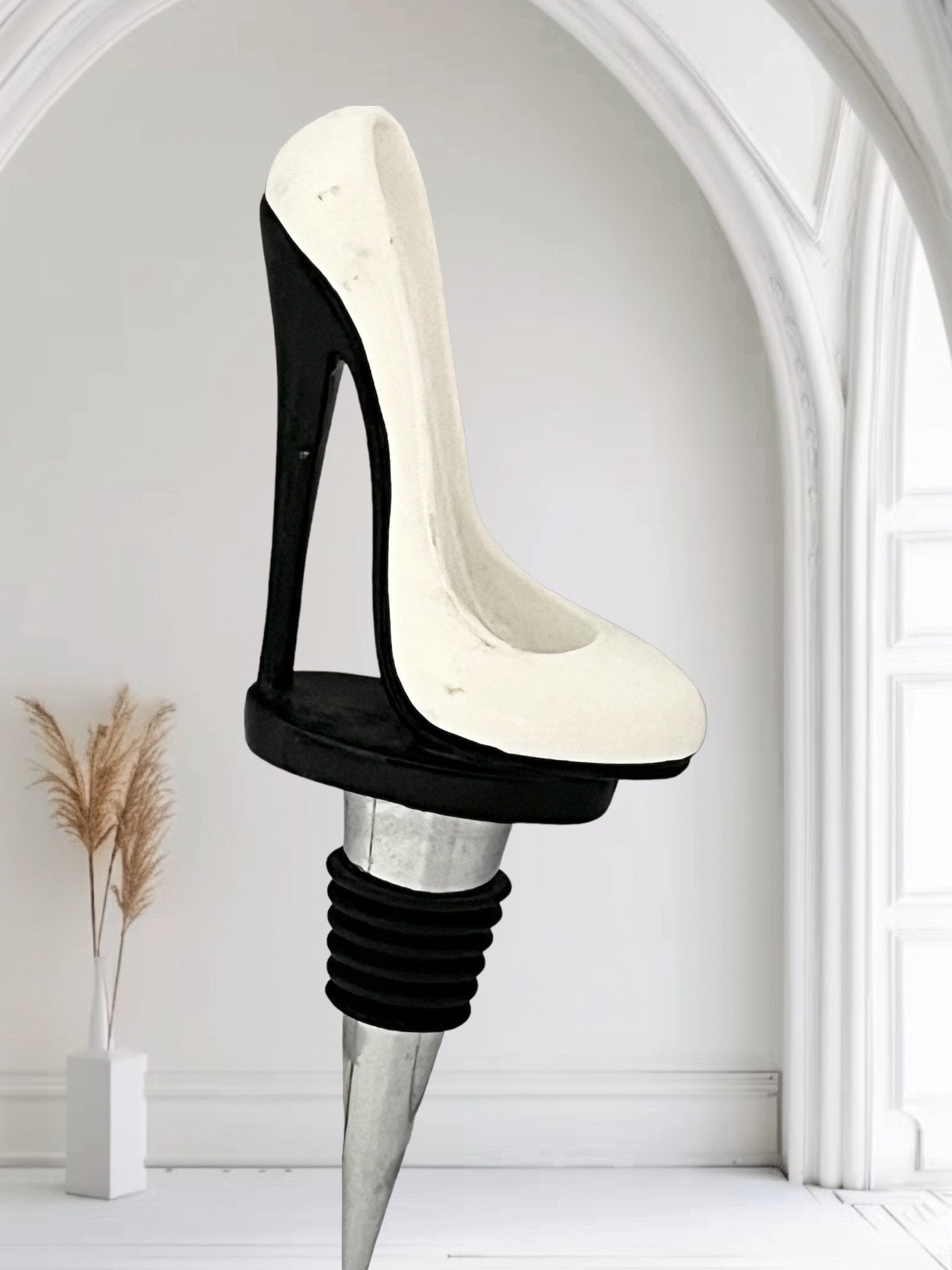 Fashion Forward Wine Bottle Stopper in High Heel Shoe Design