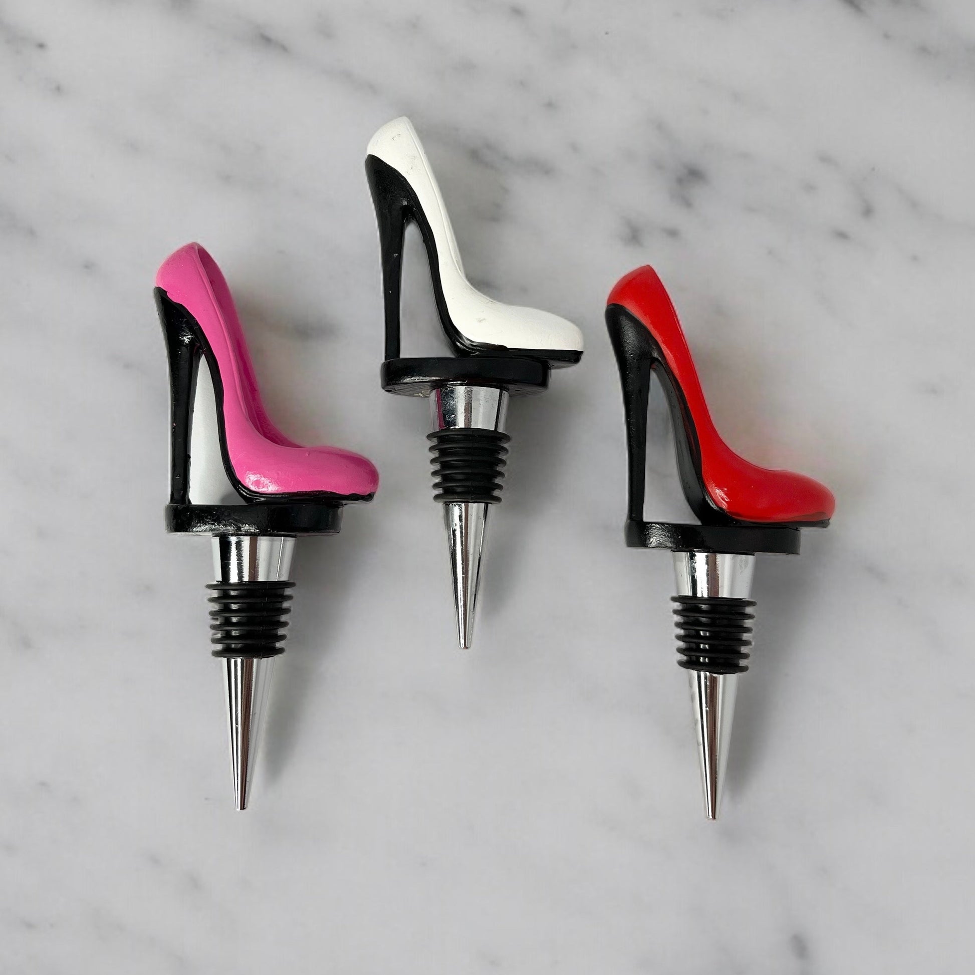 Fashion Forward Wine Bottle Stopper in High Heel Shoe Design