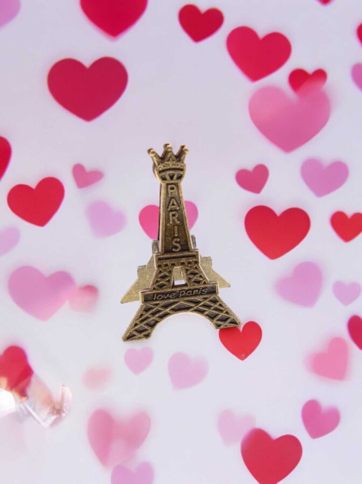 Paris Eiffel Tower Metal Memo Paper Clip - Whimsical Photo Holder for Home Decor and School Supplies