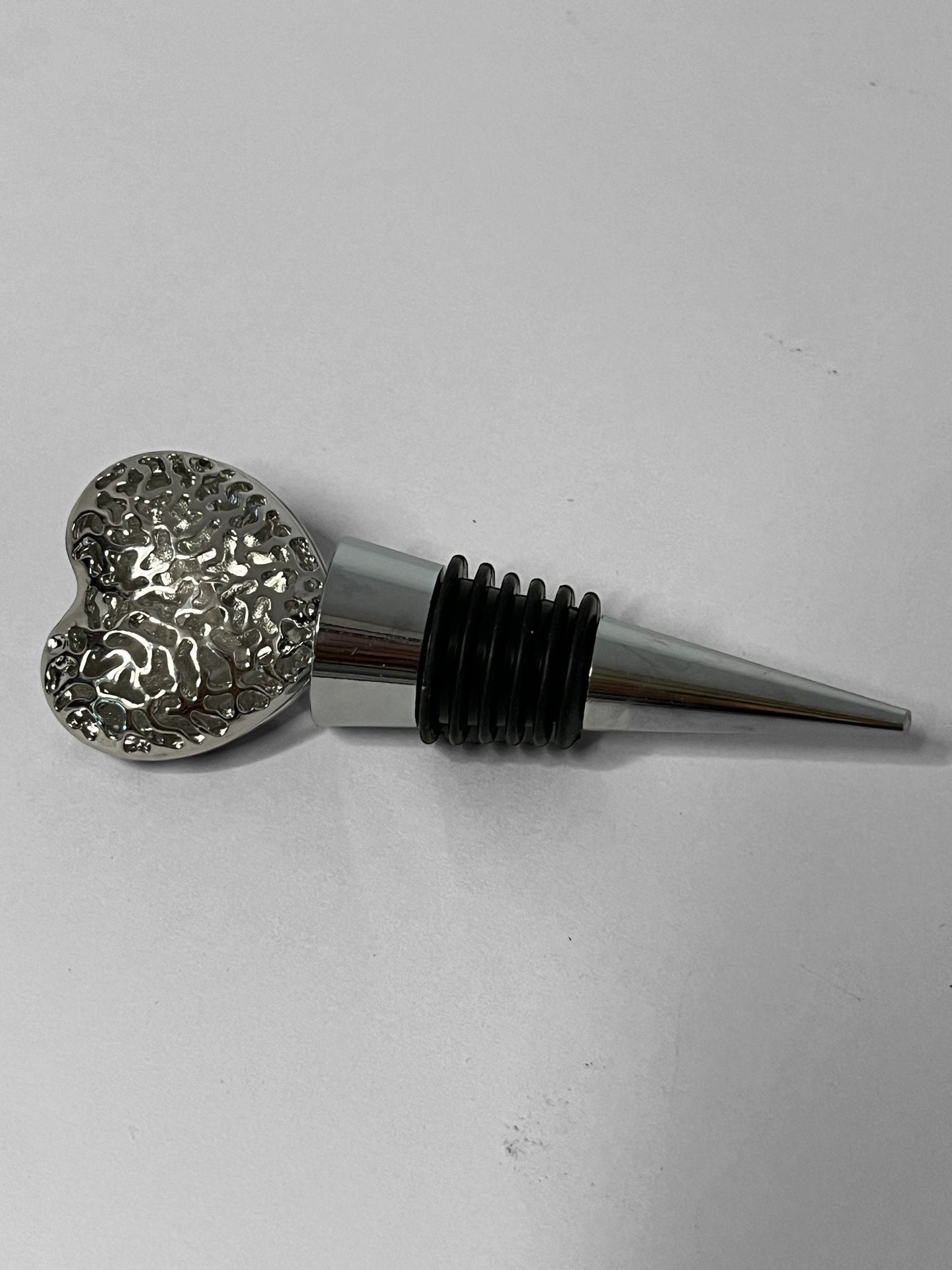 Patriotic Rhinestone American Flag Heart Wine Stopper - Perfect For Independence Day & 4Th Of July Celebrations - Utensils Romantic