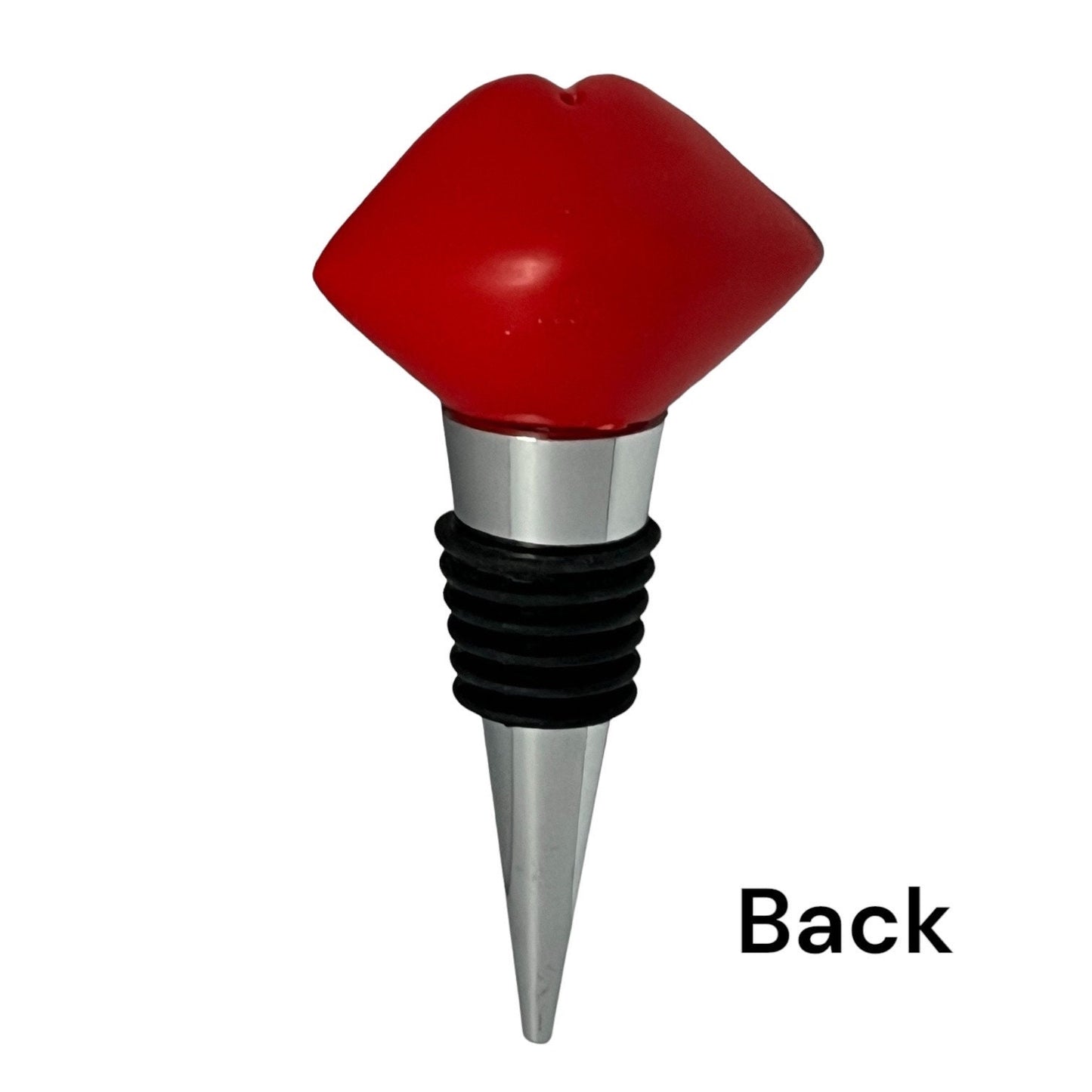 Glamorous Red Lips Wine Bottle Stopper - Fun Way to Keep Wine Fresh!