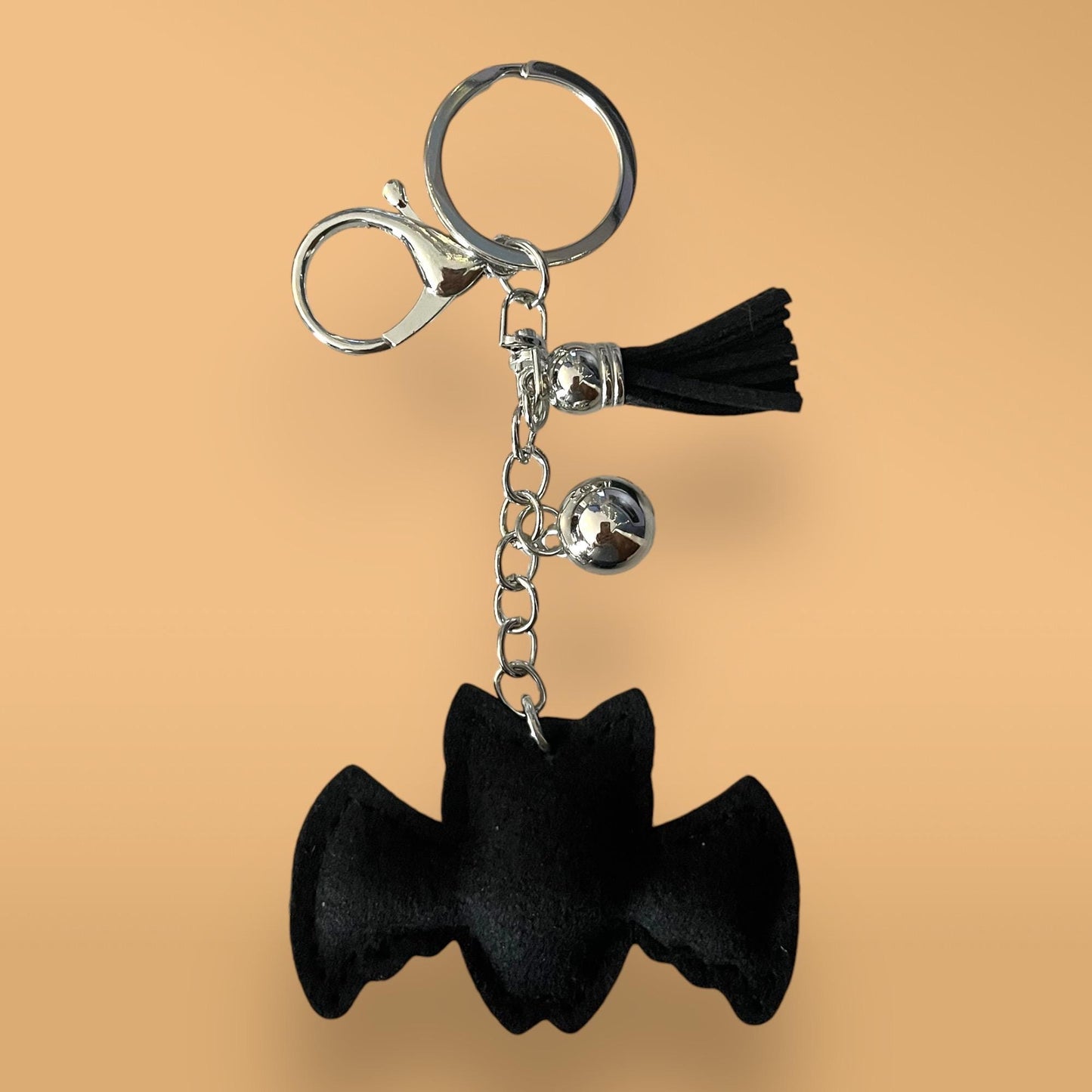 Sparkling Rhinestone Bat Keychain. Add Sparkle to Your Keys!